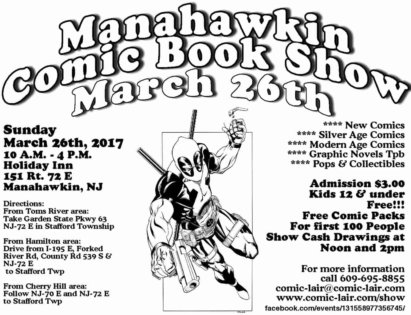 Manahawkin Comic Book Show Returns To Ocean County Jersey Shore Online