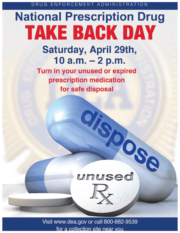 Howell PD Hosts Prescription Drug Take-Back Day