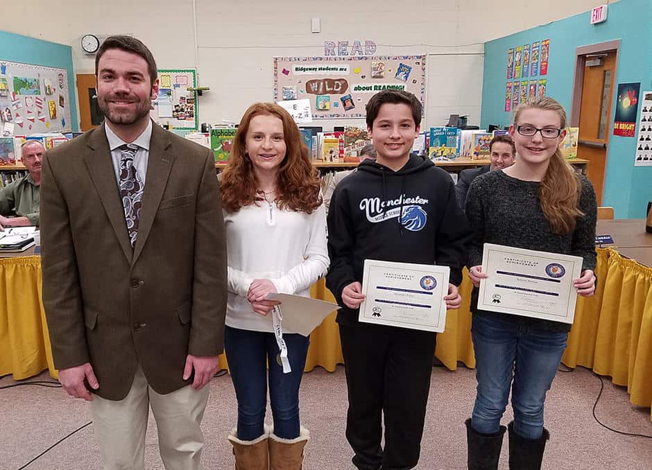 Geography Bee Winners Honored At BOE Meeting