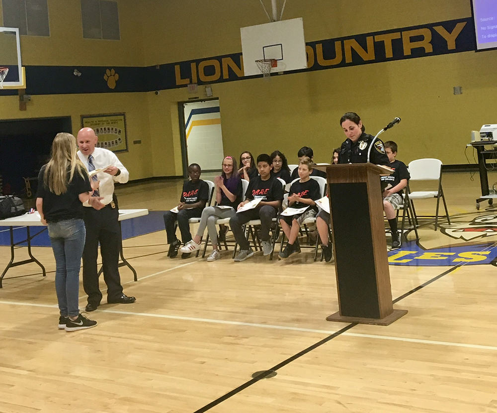 Lakehurst Fifth Graders Graduate From D.A.R.E. Program