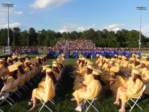 Graduation at Manchester Township High School. (Photo courtesy Manchester Schools)