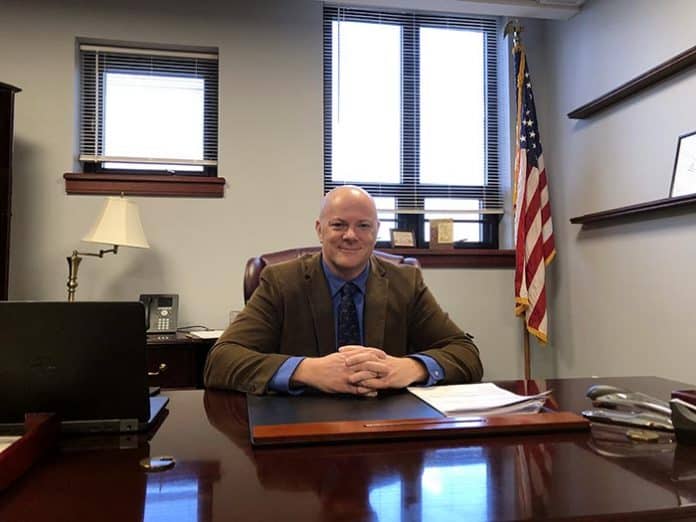 Stafford’s new Mayor Gregory Myhre. (Photo by Kimberly Bosco)