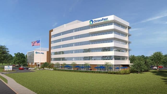 These renderings show what the new addition would look like. (Renderings courtesy Toms River Planning Board and OceanFirst Bank)