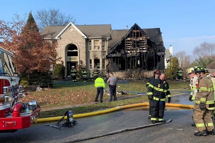 The Toms River First Aid Squad is coming together to help the Golembeski family after their house was destroyed by an accidental fire on Dec. 13, 2018. (Photo courtesy GoFundMe)