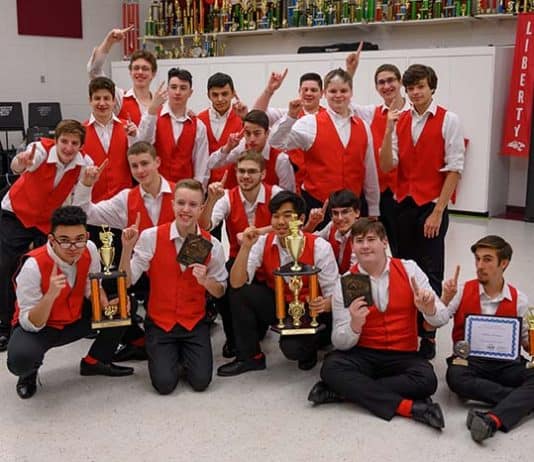 Jackson Liberty’s Jazz Band came out on top in the first competition of the 2019 season! (Photo courtesy Jackson Liberty Jazz Band)