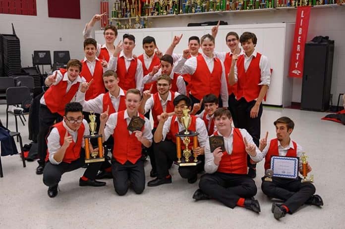 Jackson Liberty’s Jazz Band came out on top in the first competition of the 2019 season! (Photo courtesy Jackson Liberty Jazz Band)