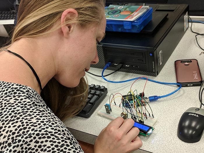 The TR:TechReady program, a three-year project funded by the Office of Naval Research, paved the way for the district’s application for the NJDOE’s Advanced Computer Science grant. (Photo courtesy TRRSD)
