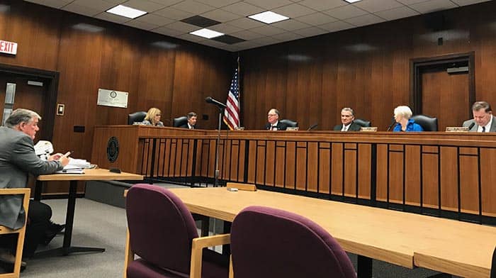 The resolution was passed unanimously by the Ocean County Board of Chosen Freeholders with only one comment. (Photo by Chris Lundy)