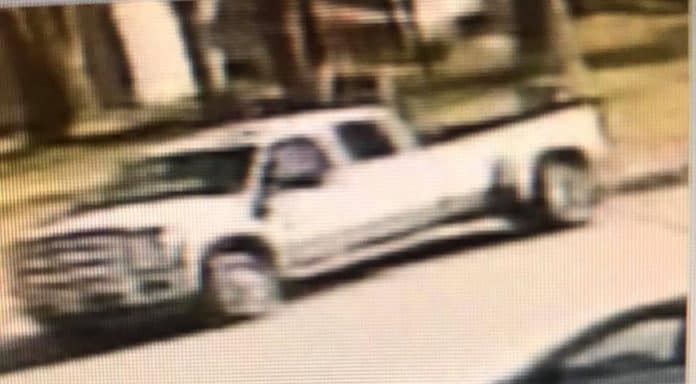 Police released these photos of this white pick-up truck, the suspected vehicle. (Photo courtesy Howell Police)