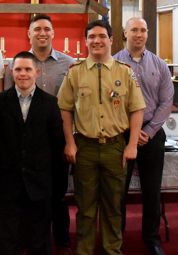 Back row, Sean and Kevin Jr., front row, Bobby and Kyle. (Photo courtesy the Rembach family)