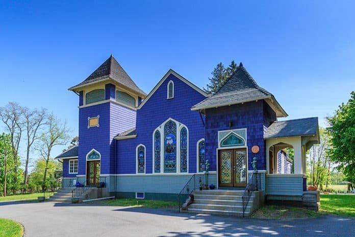 Dennis Murphy, who restored the former 1903 Upper Freehold Baptist Church in Imlaystown for private use, was awarded last year. (Photo courtesy Monmouth County Historical Commission)