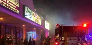 Fire crews from Toms River No. 1 and 2, East Dover, Island Heights, Pleasant Plains and Silverton responded. (Photo courtesy Ocean County Scanner News)