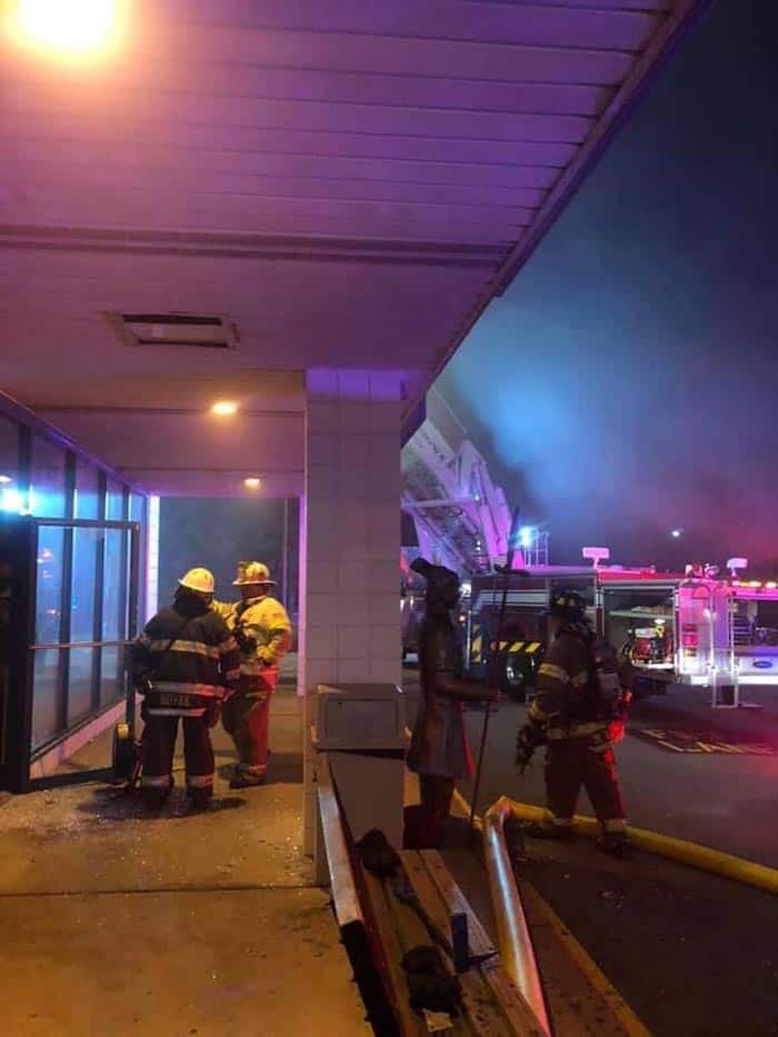   Fire crews from Toms River No. 1 and 2, East Dover, Island Heights, Pleasant Plains and Silverton responded. (Photo courtesy Ocean County Scanner News)