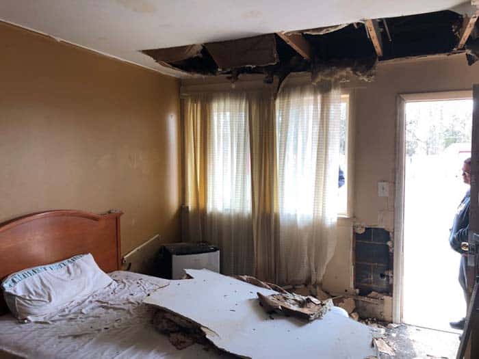 These photos show the state of disrepair in the hotel. (Photo courtesy Toms River Township)