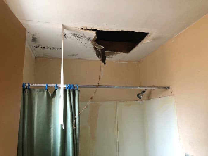 These photos show the state of disrepair in the hotel. (Photo courtesy Toms River Township)