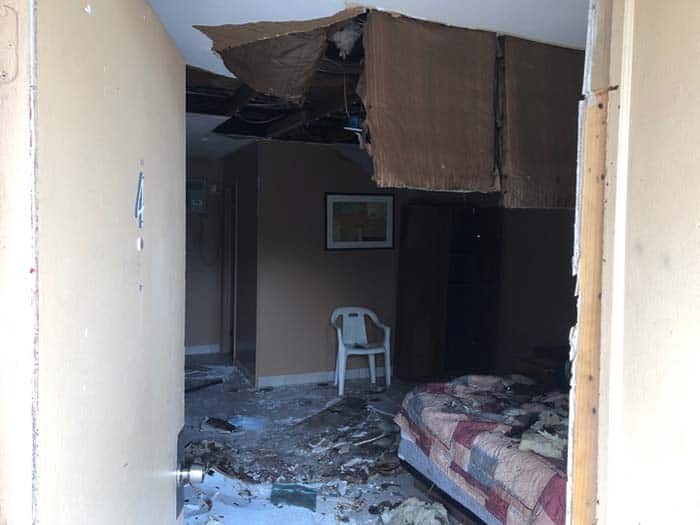 These photos show the state of disrepair in the hotel. (Photo courtesy Toms River Township)