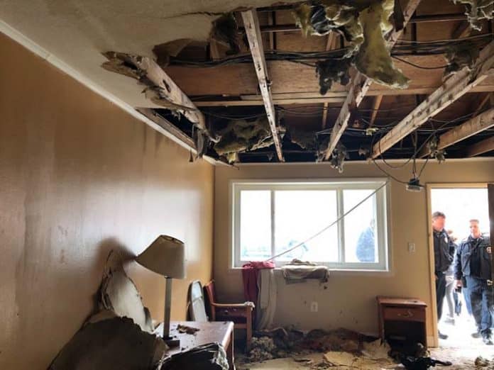 These photos show the state of disrepair in the hotel. (Photo courtesy Toms River Township)