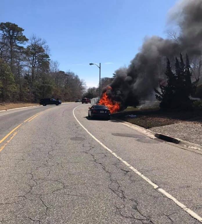 The fire was deemed non-suspicious. (Photo courtesy Stafford Township EMS)