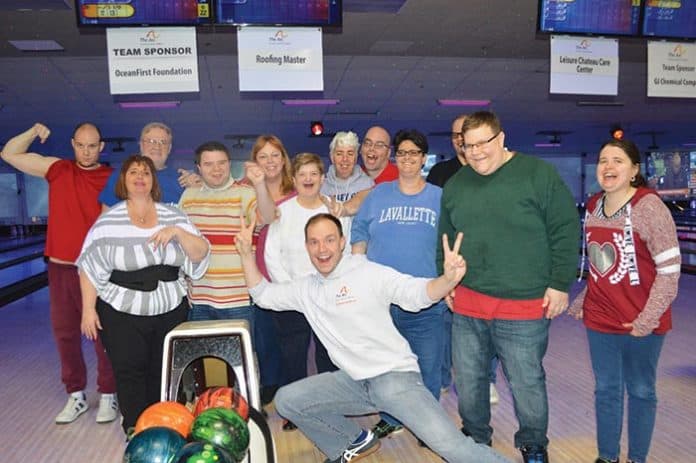 The Arc Ocean County Chapter raised over $31,000 at this year’s Bowl-A-Thon & Gift Auction. (Photo courtesy Arc of Ocean County)