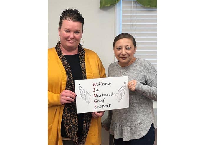 Wellness in Nurtured Grief Support (WINGS) was created by two local women in the recovery community who aim to redefine grief and loss while creating a supportive environment. (Photo courtesy WINGS)