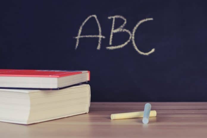 abc-alphabet-blackboard-265076 School chalkboard. (File photo)