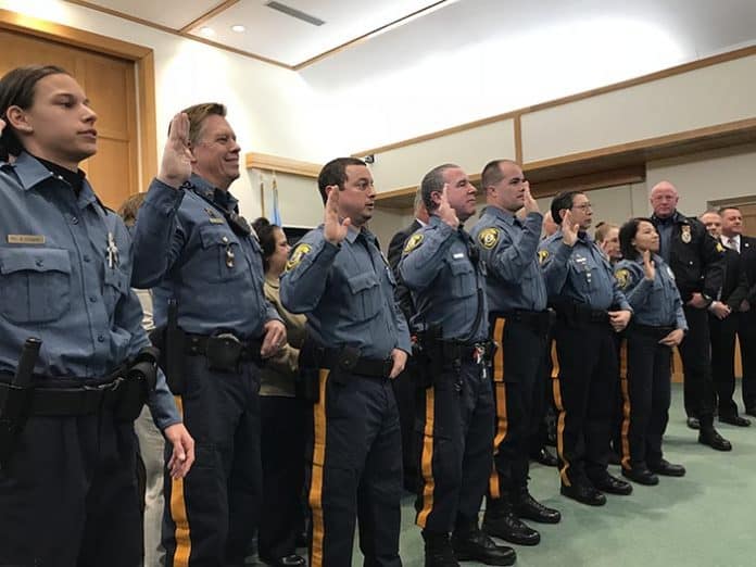 Toms River Auxiliary Police. (Photo by Chris Lundy)