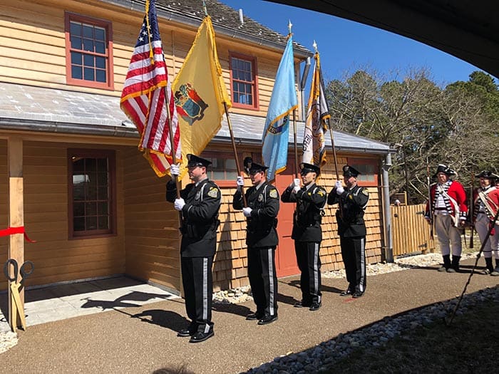 The Presentation of Colors by the Ocean County Sheriff’s Office Color Guard. (Photo by Kimberly Bosco)