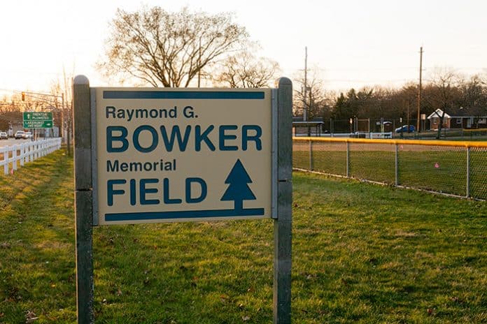 Bowker Memorial Field will be renovated. (Photo by Jennifer Peacock)