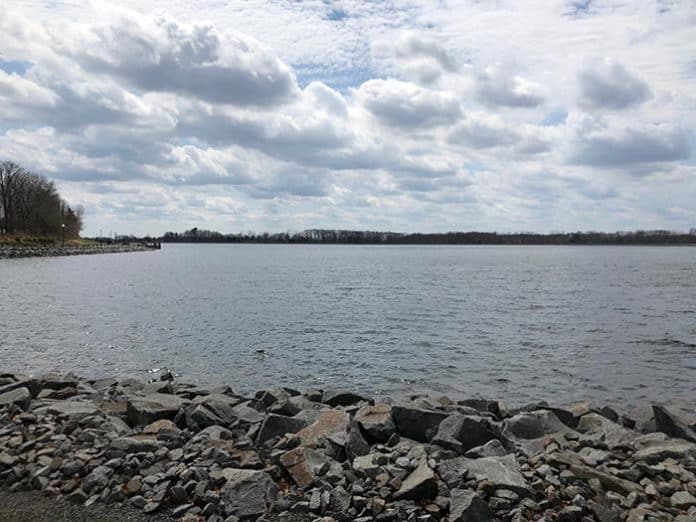 Today, the reservoir is a tranquil oasis in the middle of a busy area. (Photo by Judy Smestad-Nunn)