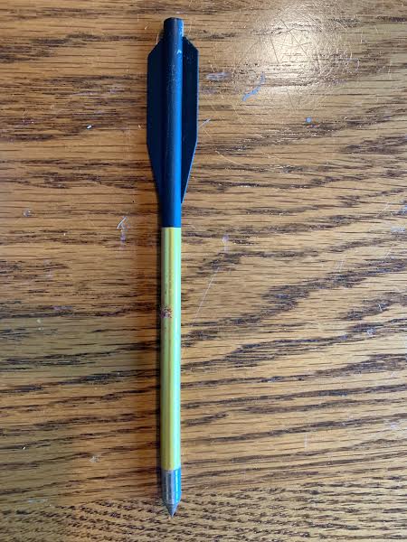 An arrow like this was used to attack the cat. (Photo courtesy Monmouth County Prosecutor's Office)