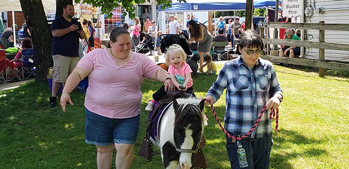 Pony rides were once again a part of this year’s New Egypt Day held on Saturday May 18. (Photo courtesy Plumsted Township)