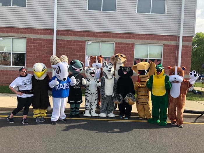 The Howell Township Schools' Mascots. (Photo courtesy Howell Township Schools)