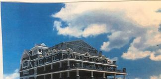 This rendering shows what Vilamoura, LLC has in mind for the site. (Photo by Judy Smestad-Nunn)