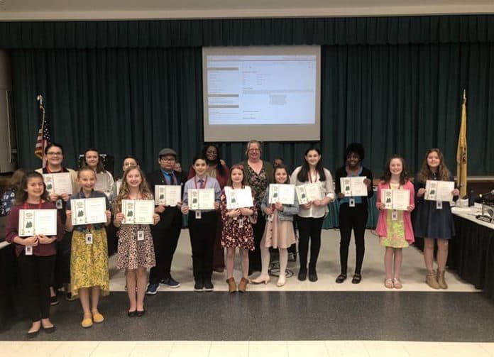 On April 17, Howell Township Schools held its annual Howell Township Student Board of Education Day where students get a taste of what it’s like to run the district. (Photo courtesy Howell Board of Education)