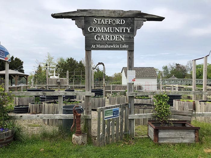 The Stafford Community Garden, an arm of The Hunger Foundation of Southern Ocean County, is located at Manahawkin Lake, 50 W. Bay Avenue. (Photo by Kimberly Bosco)
