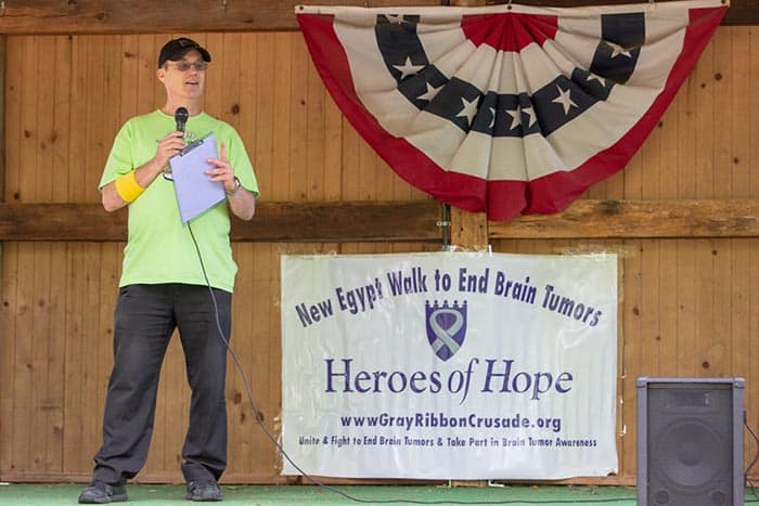 A walk for brain tumor research was held in New Egypt on May 11 and raised more than $19,000. Around 170 walkers took part in the fundraising effort which began at the Laurita Winery on Archertown Road. (Photos courtesy Victor Bubadias Photography)