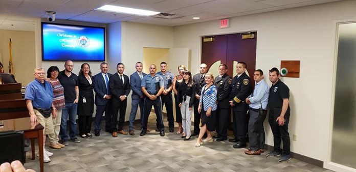 Members of the squad were honored at a recent meeting. (Photo courtesy Howell Township First Aid and Rescue Squad No. 1)