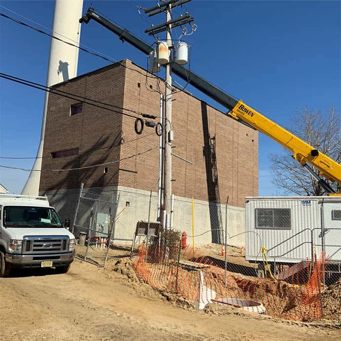 A completed filter house. (Photo courtesy Aqua New Jersey)