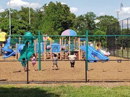 Jackson playgrounds including its roller hockey park are seen during a recent sunny day. (Photo by Bob Vosseller)