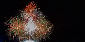 The BlueClaws annual Patriotic Fireworks Extravaganza is July 3. (Photo courtesy Lakewood BlueClaws)