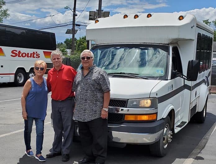 Shawn Stout, Vincent and Harriet Zenna. (Photo courtesy Stout's)