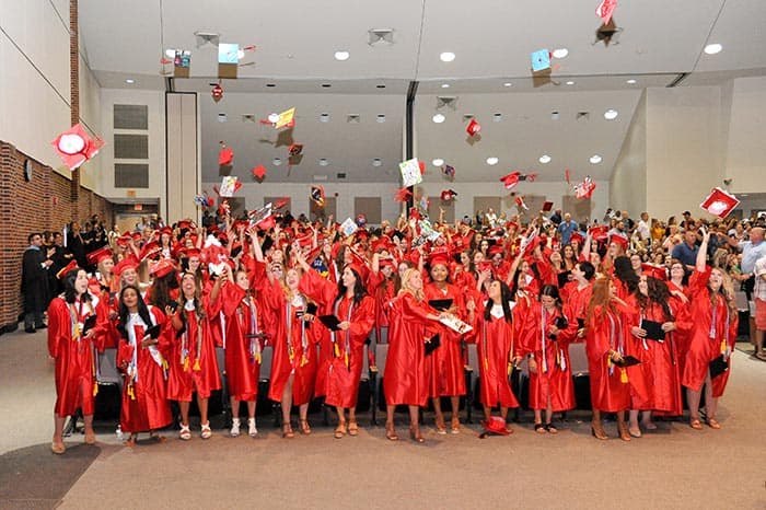 Jackson Memorial graduates. (Photo courtesy Jackson Township School District)