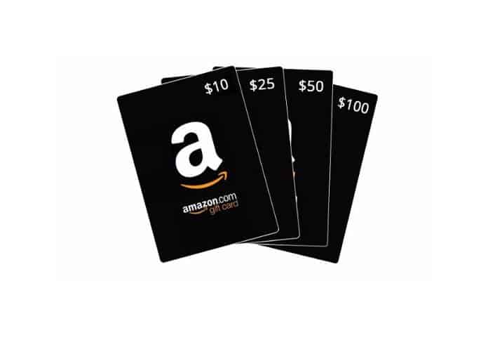 Amazon gift cards. (File photo)
