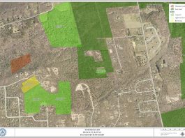 This map shows the property the county will be purchasing. (Map courtesy Ocean County)