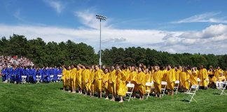 The Class of 2023 graduated from Manchester Middle School June 21. (Photo courtesy Manchester Township School District)