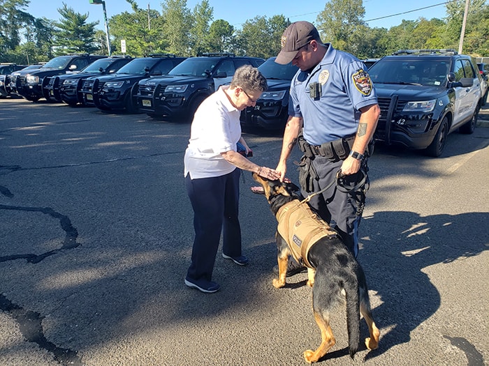 Resident Who Donated Protective Vest Reunited With K9 Jersey Shore Online