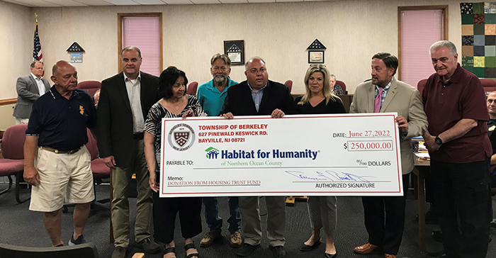 Berkeley Township Donates Two Properties To Habitat For Humanity