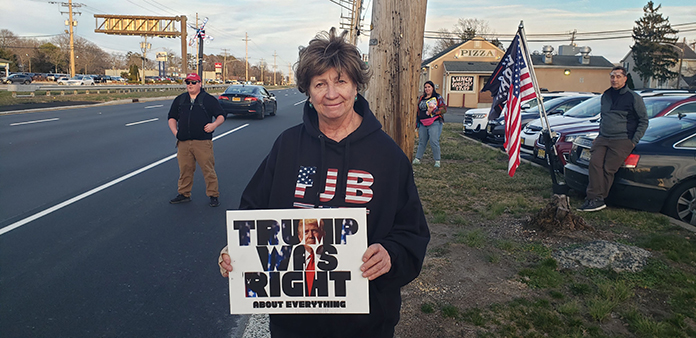 Ocean County Rally Draws Trump Supporters Prior To Indictment