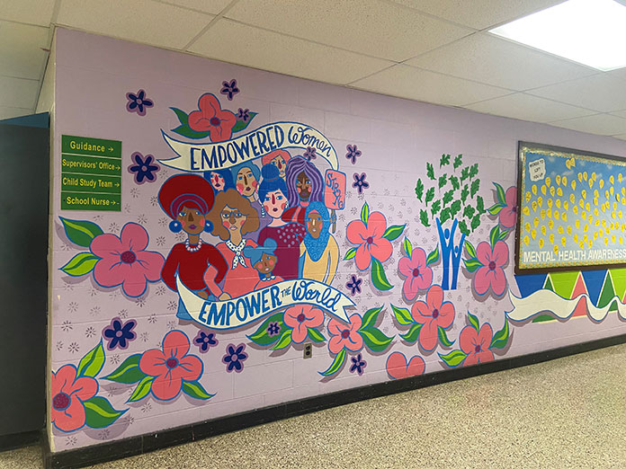Students Brighten School Walls With Murals Jersey Shore Online