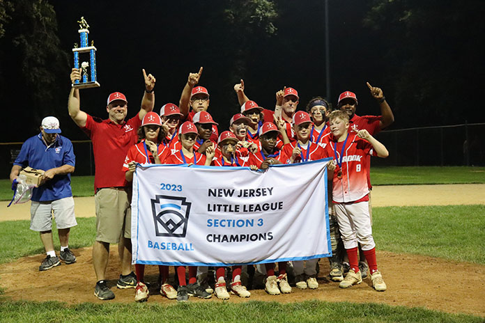 East Hanover Little League wins 2023 NJ state championship by defeating  Holbrook